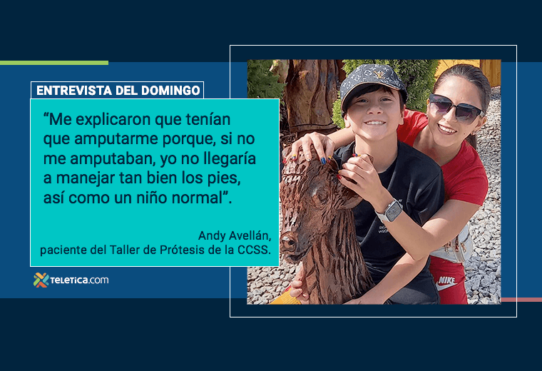 La inspiradora historia de Andy: “Dios le quitó los piecitos para arreglarlos allá arriba”
