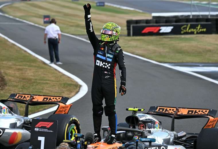 Norris vence en Silverstone delante de Piastri en nuevo doblete de McLaren