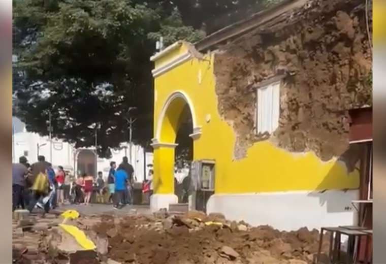 Video: Tres fuertes temblores causan daños y provocan caos en Guatemala